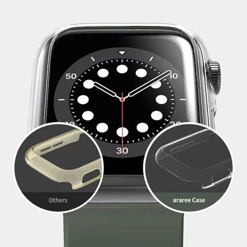 Araree Nukin Bumpur Case For Apple Watch - 45Mm - Clear - Tashqila Araree Nukin Bumpur Case For Apple Watch - 45Mm - Clear - Tashqila